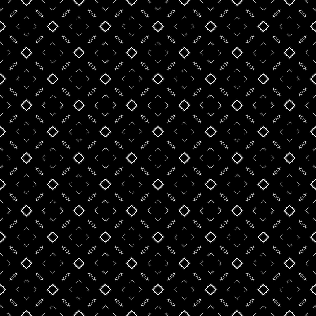 Textura de patrón sin costuras en blanco y negro Diseño gráfico ornamental en escala de gris Ornamentos de mosaico plantilla de patrón