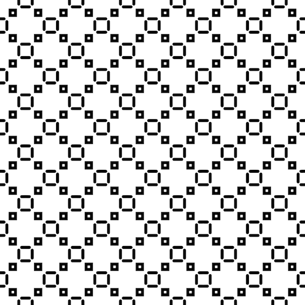 Textura de patrón sin costuras en blanco y negro Diseño gráfico ornamental en escala de gris Ornamentos de mosaico plantilla de patrón