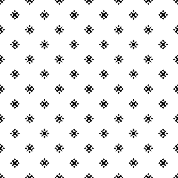 Textura de patrón sin costuras en blanco y negro Diseño gráfico ornamental en escala de gris Ornamentos de mosaico plantilla de patrón