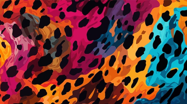 textura de patrón de leopardo camuflaje vector de leoparda textura de pelaje de leopard o patrón abstracto