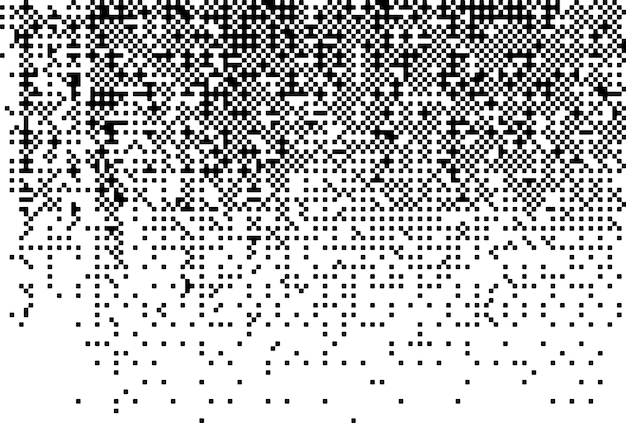 Textura del patrón de la matriz de puntos blancos y negros