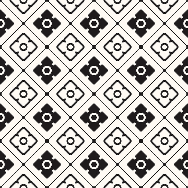 Textura de patrón monocromo transparente abstracto geométrico vectorial Fondo de repetición