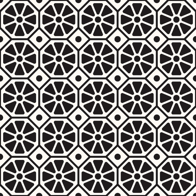 Textura de patrón monocromo transparente abstracto geométrico vectorial Fondo de repetición