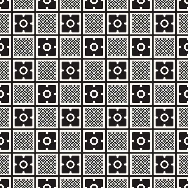 Textura de patrón monocromo transparente abstracto geométrico vectorial fondo de repetición