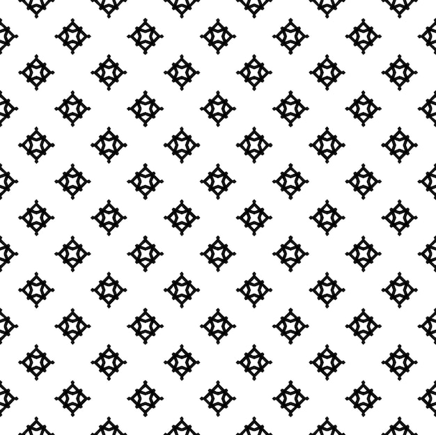 Textura de patrón transparente en blanco y negro Diseño gráfico ornamental en escala de grises Adornos de mosaico Plantilla de patrón
