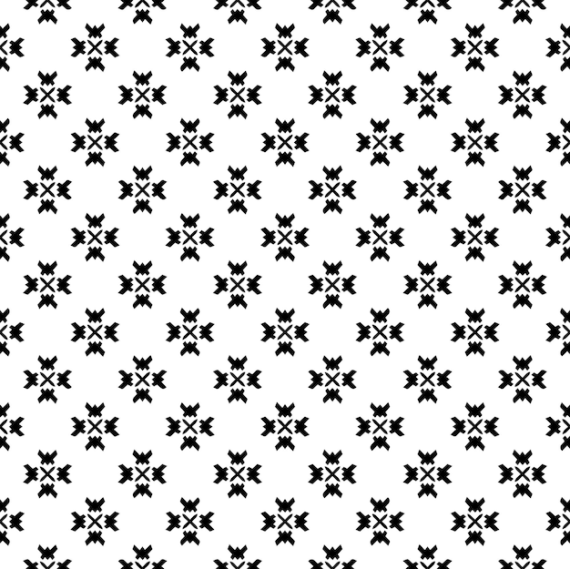 Textura de patrón transparente en blanco y negro Diseño gráfico ornamental en escala de grises Adornos de mosaico Plantilla de patrón