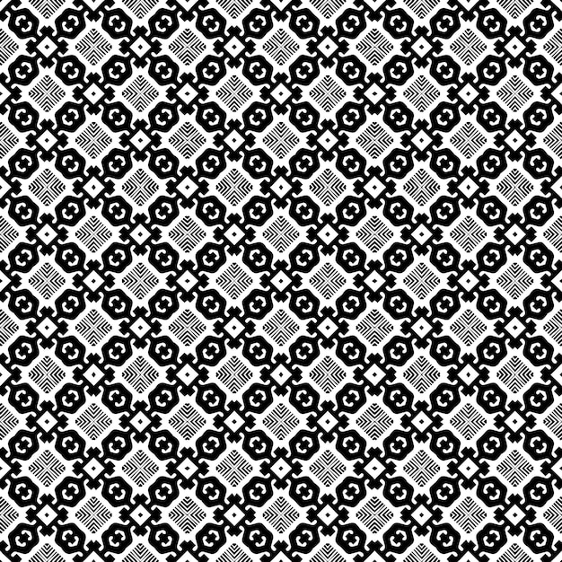 Textura de patrón transparente en blanco y negro Diseño gráfico ornamental en escala de grises