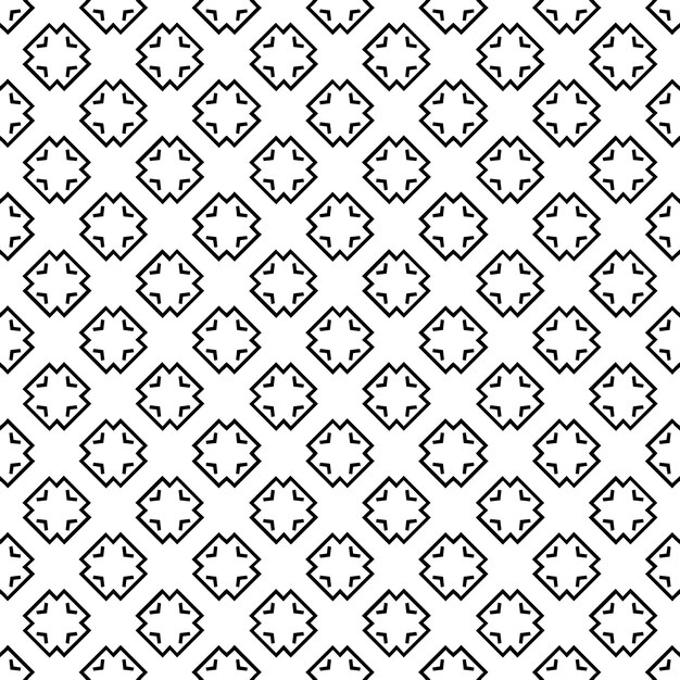 Textura de patrón transparente en blanco y negro Diseño gráfico ornamental en escala de grises