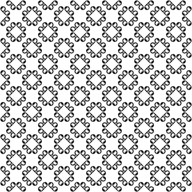 Textura de patrón transparente en blanco y negro Diseño gráfico ornamental en escala de grises