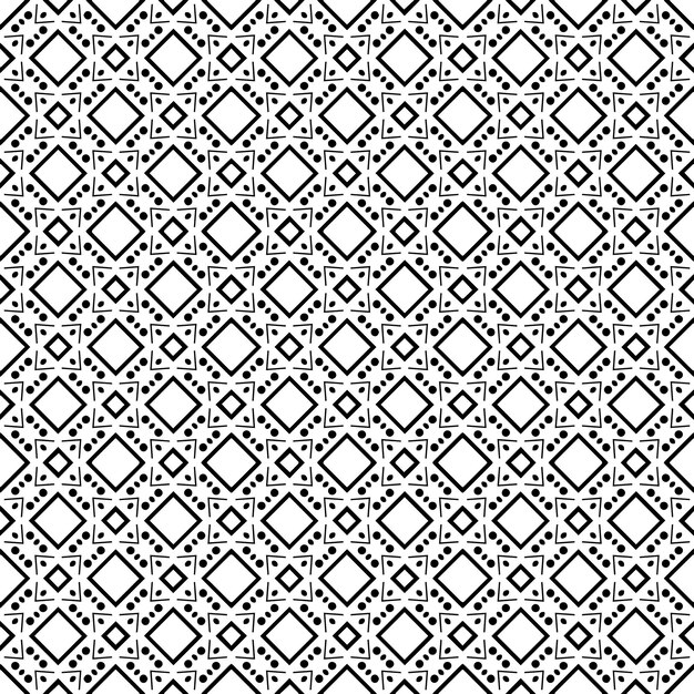 Textura de patrón transparente en blanco y negro Diseño gráfico ornamental en escala de grises