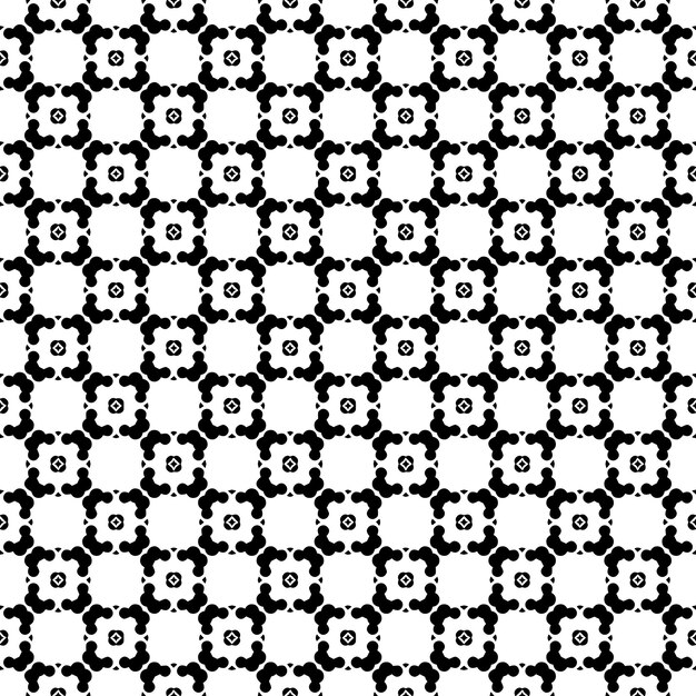Textura de patrón transparente en blanco y negro Diseño gráfico ornamental en escala de grises