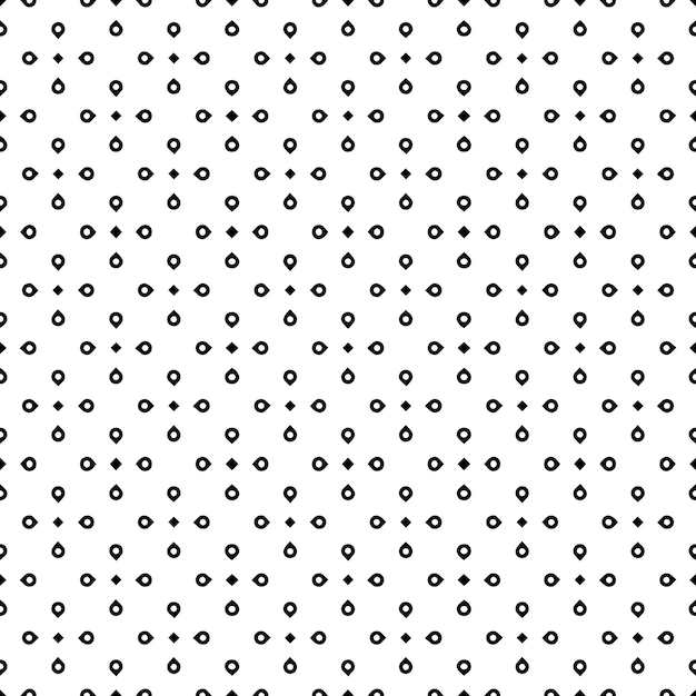 Textura de patrón transparente en blanco y negro Diseño gráfico ornamental en escala de grises