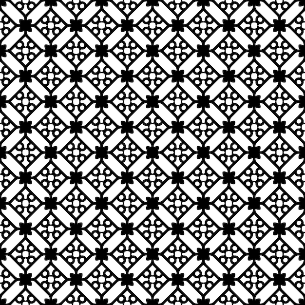Textura de patrón transparente en blanco y negro Diseño gráfico ornamental en escala de grises