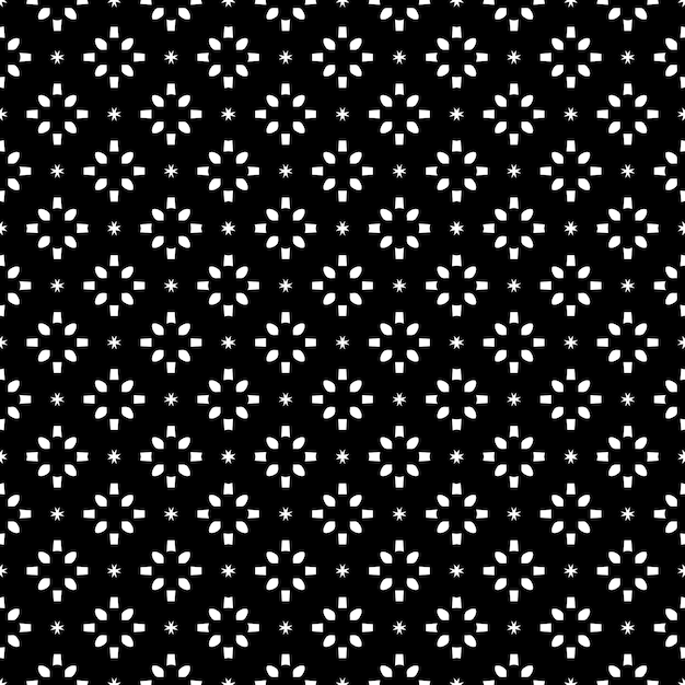 Textura de patrón transparente en blanco y negro Diseño gráfico ornamental en escala de grises