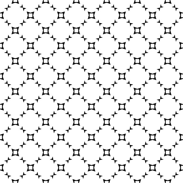 Textura de patrón transparente en blanco y negro Diseño gráfico ornamental en escala de grises
