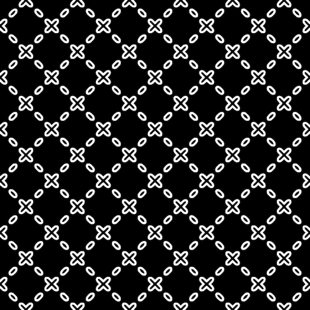 Textura de patrón transparente en blanco y negro Diseño gráfico ornamental en escala de grises