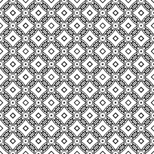Textura de patrón transparente en blanco y negro Diseño gráfico ornamental en escala de grises