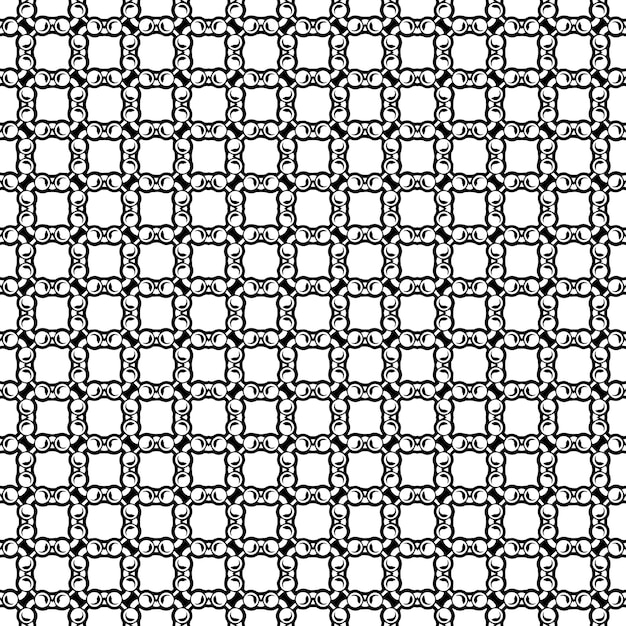 Textura de patrón transparente en blanco y negro Diseño gráfico ornamental en escala de grises