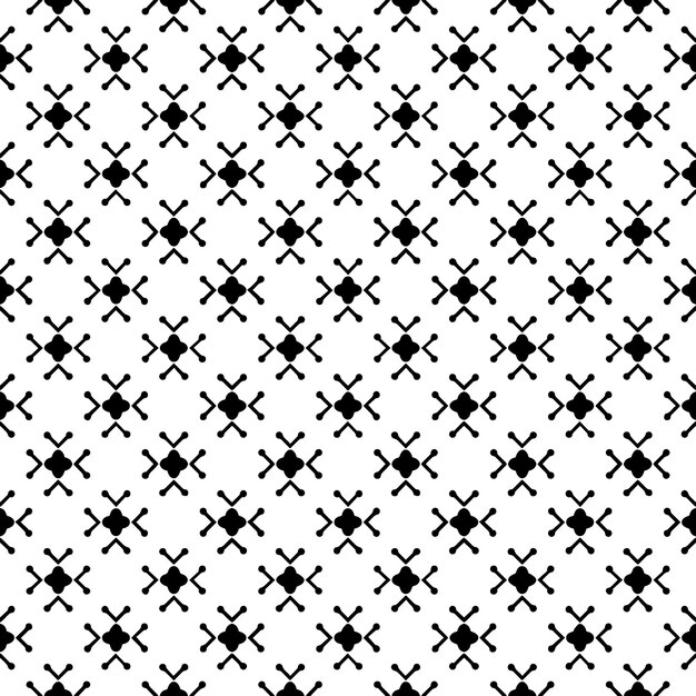 Textura de patrón transparente en blanco y negro Diseño gráfico ornamental en escala de grises