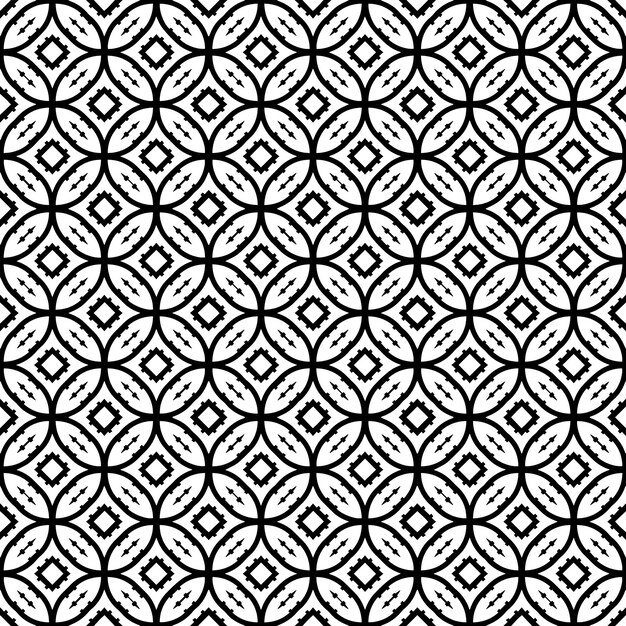 Textura de patrón transparente en blanco y negro Diseño gráfico ornamental en escala de grises