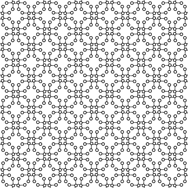 Textura de patrón transparente en blanco y negro Diseño gráfico ornamental en escala de grises