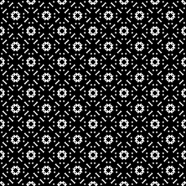 Textura de patrón transparente en blanco y negro Diseño gráfico ornamental en escala de grises