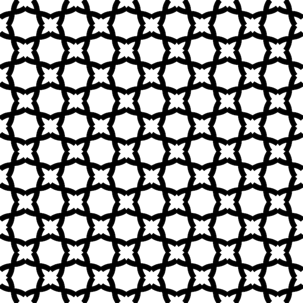 Textura de patrón transparente en blanco y negro Diseño gráfico ornamental en escala de grises