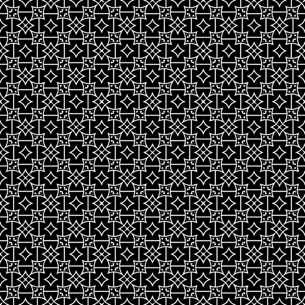 Textura de patrón transparente en blanco y negro Diseño gráfico ornamental en escala de grises