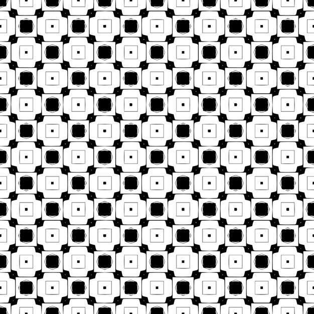Textura de patrón transparente en blanco y negro Diseño gráfico ornamental en escala de grises