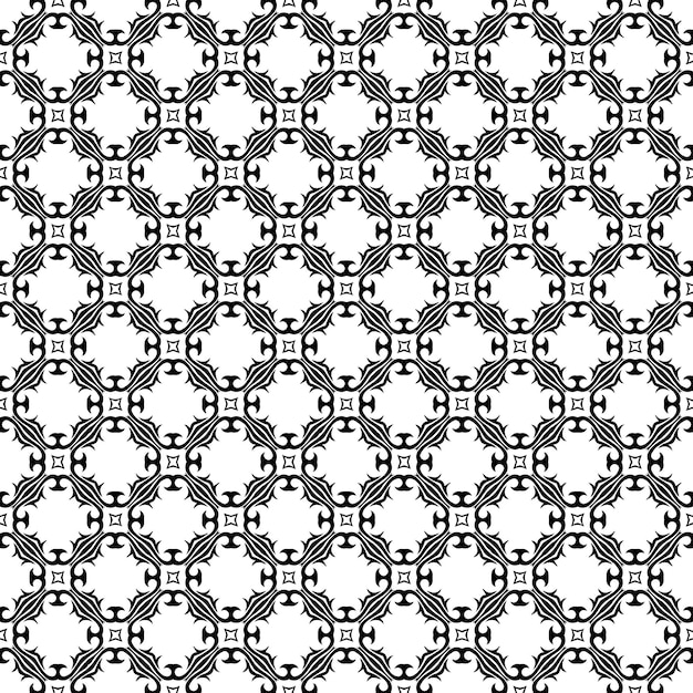 Textura de patrón transparente en blanco y negro Diseño gráfico ornamental en escala de grises
