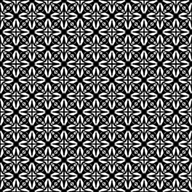Textura de patrón transparente en blanco y negro Diseño gráfico ornamental en escala de grises