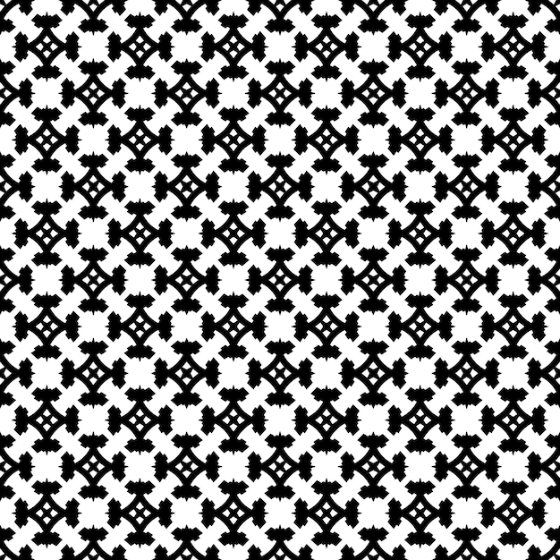 Textura de patrón transparente en blanco y negro Diseño gráfico ornamental en escala de grises