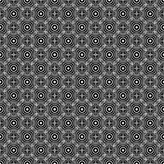 Textura de patrón transparente en blanco y negro Diseño gráfico ornamental en escala de grises