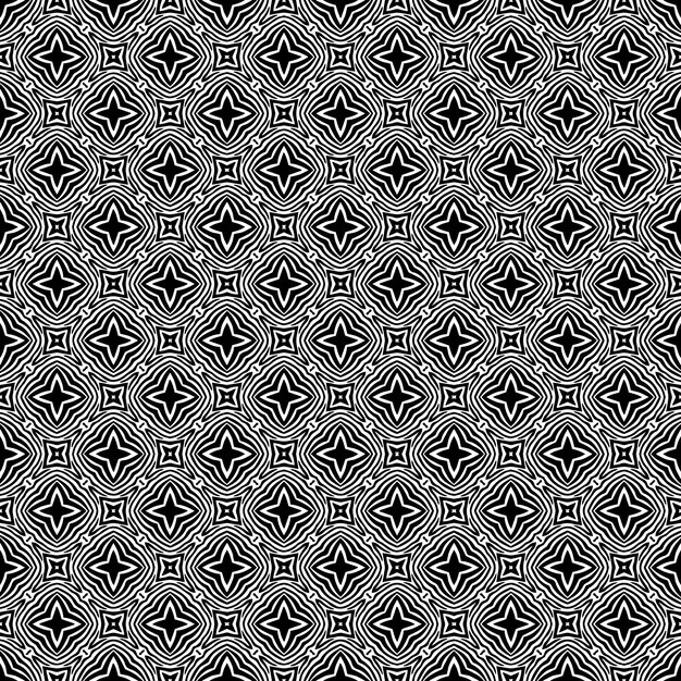 Textura de patrón transparente en blanco y negro Diseño gráfico ornamental en escala de grises