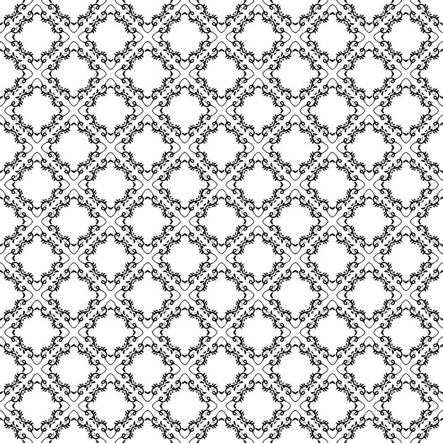 Textura de patrón transparente en blanco y negro Diseño gráfico ornamental en escala de grises
