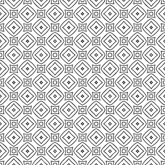 Textura de patrón transparente en blanco y negro diseño gráfico ornamental en escala de grises