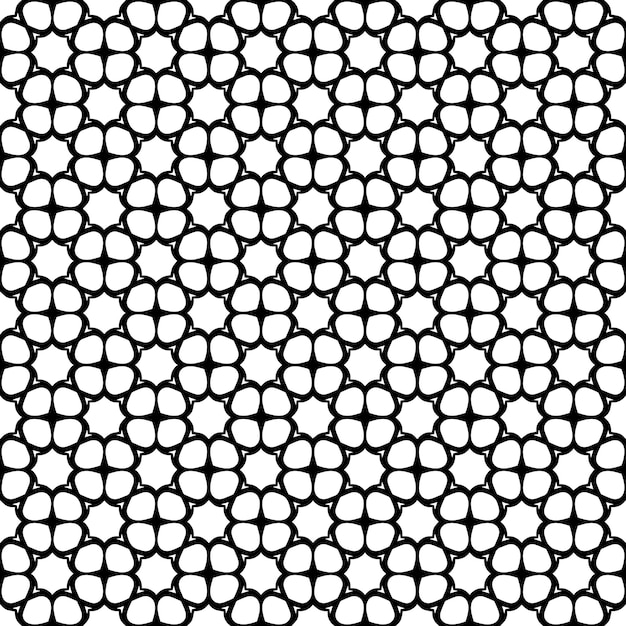 Textura de patrón transparente en blanco y negro Diseño gráfico ornamental en escala de grises