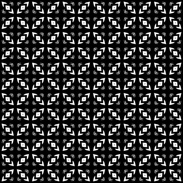 Textura de patrón transparente en blanco y negro Diseño gráfico ornamental en escala de grises