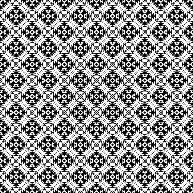 Textura de patrón transparente en blanco y negro Diseño gráfico ornamental en escala de grises