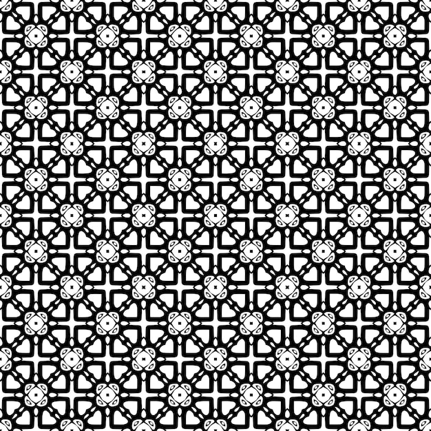 Textura de patrón transparente en blanco y negro Diseño gráfico ornamental en escala de grises