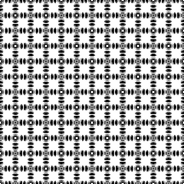 Textura de patrón transparente en blanco y negro Diseño gráfico ornamental en escala de grises