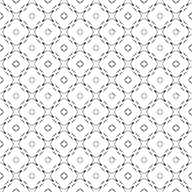 Textura de patrón transparente en blanco y negro Diseño gráfico ornamental en escala de grises