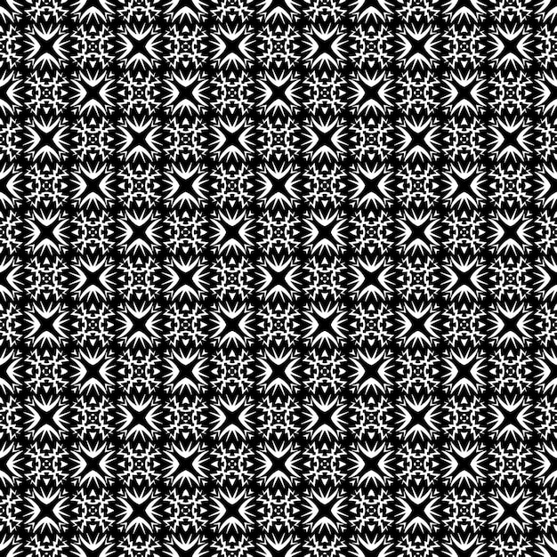 Textura de patrón transparente en blanco y negro Diseño gráfico ornamental en escala de grises
