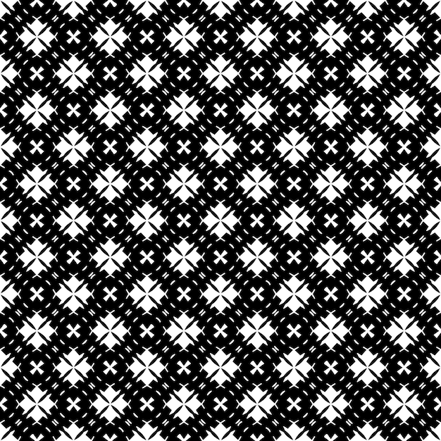Textura de patrón transparente en blanco y negro Diseño gráfico ornamental en escala de grises
