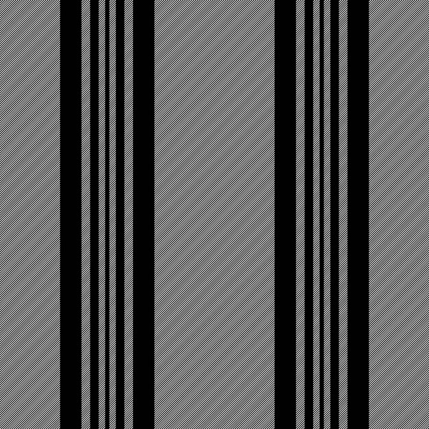 Textura de patrón vertical de líneas de fondo de rayas con un tejido vectorial textil sin costuras en colores blanco y negro