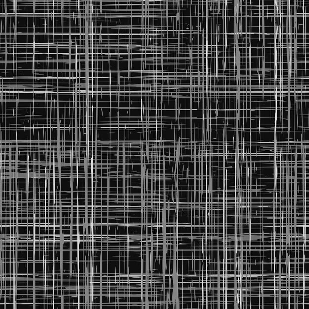 Textura de patrones sin fisuras de fondo de vector monocromo de lienzo de arpillera