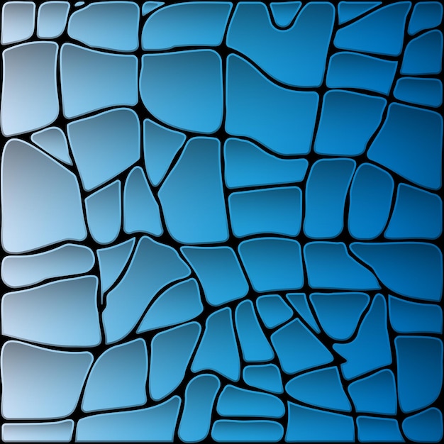 Textura de piedra abstracta Pequeños guijarros en colores multicolores en estilo plano de dibujos animados La textura de los patrones de la tierra suelo Piel de cocodrilo agrietado asfalto