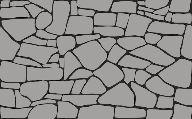 Vector textura de piedra gris para material de construcción.