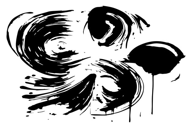 textura de pintura oscura sobre fondo blanco textura abstracta en blanco y negro resumen monocromático