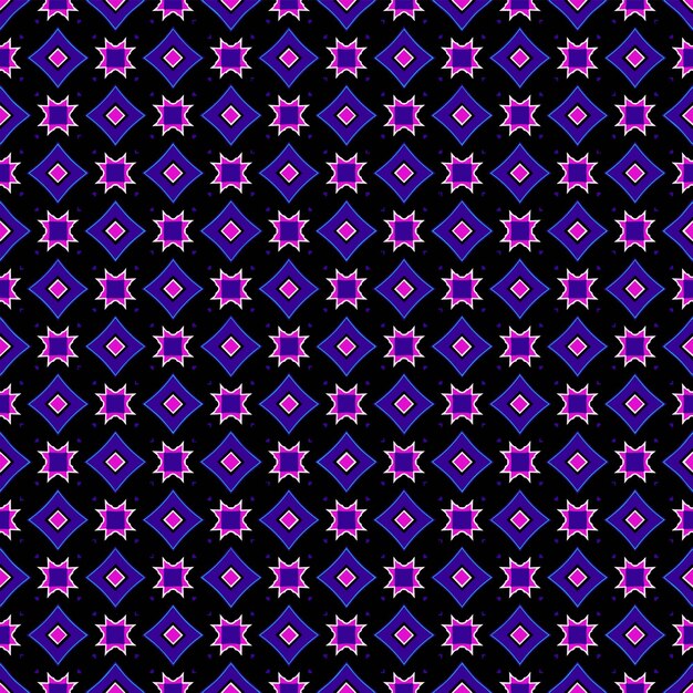 Textura y plantilla de patrón sin costuras de varios colores Diseño gráfico ornamental colorido multicolor Adornos de mosaico de colores Ilustración vectorial
